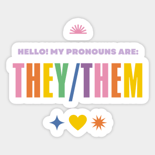 My Pronouns Are Sticker